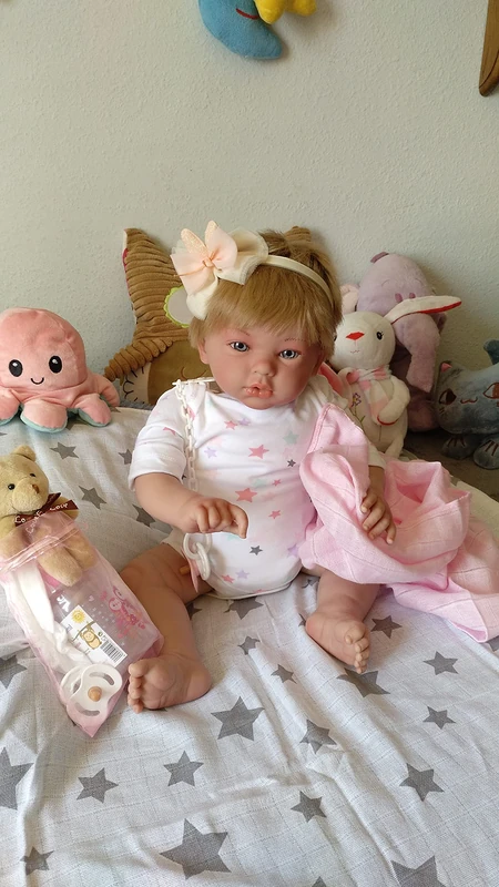 MIS MUÑECAS REBORNS Reborn Candy Exclusive We Take Care Of Every Detail To Make It Like A Real Baby Measures 52cm Weight 2.3kg Silicone Vinyl Head Traps And Extremes Lots Of Mobility Alo.