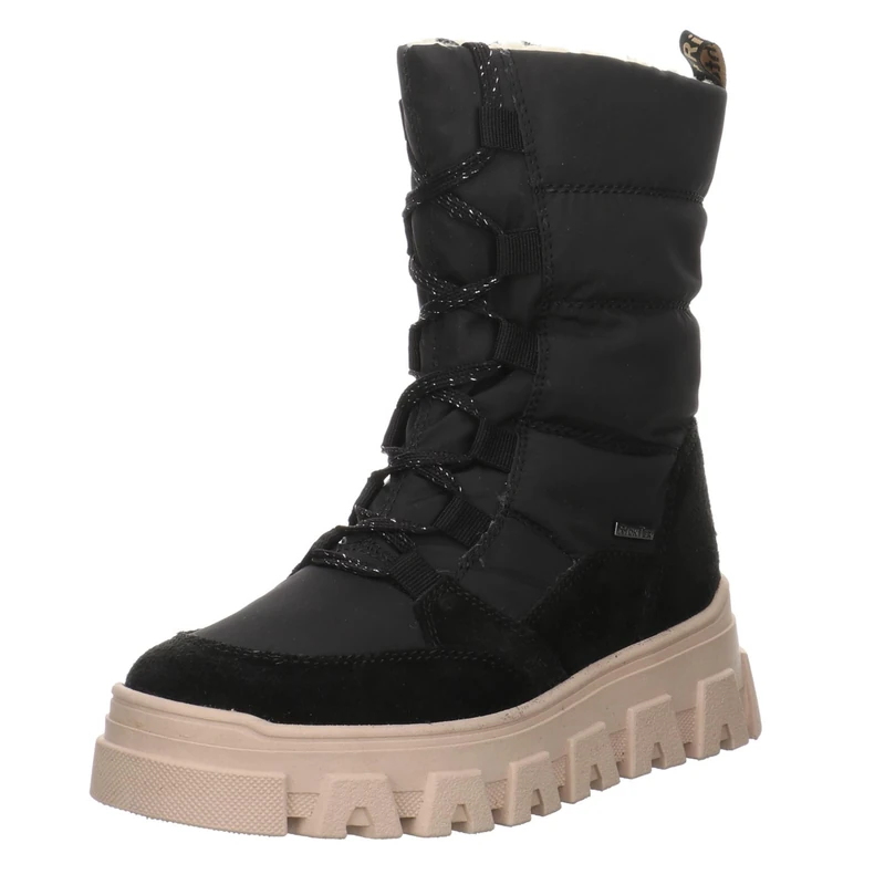 Richter Children's Shoes Girls Iron Half Length Boots, black, 4 UK