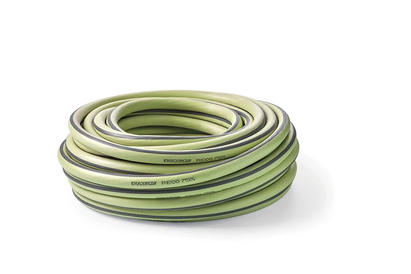 G.F. Srl GF80287307 RECO Tube 25 M 3/4" Lime Green Recycled Plastic Irrigation Hose - Image 1