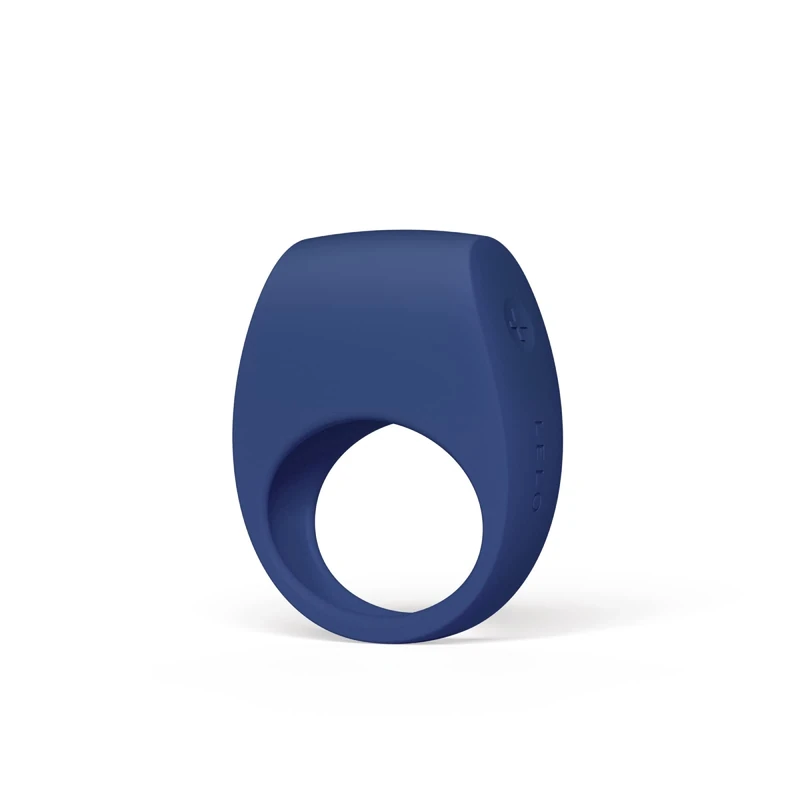 LELO TOR 3 Vibrating Penis Ring App Connected Adult Toy for Man and Woman, Couples Sex Toy with 8 Pleasure Settings for Enhanced Sensation, Silicone Cock Ring, Base Blue