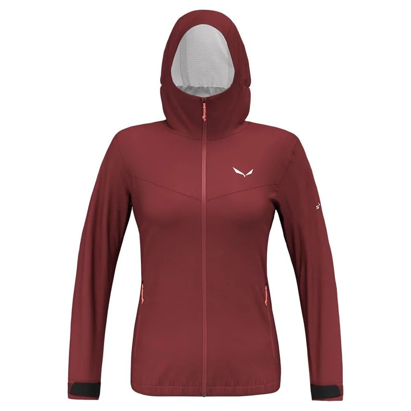 Salewa Puez 2.5L Powertex Jacket Women , Red, M
