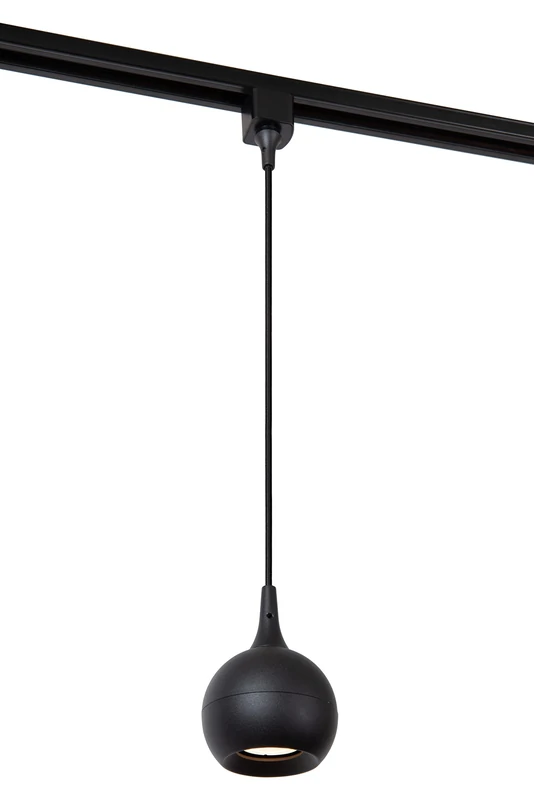 Lucide Track FAVORI Pendant - 1-Circuit Track Lighting System - 1xGU10 - Black (Extension)