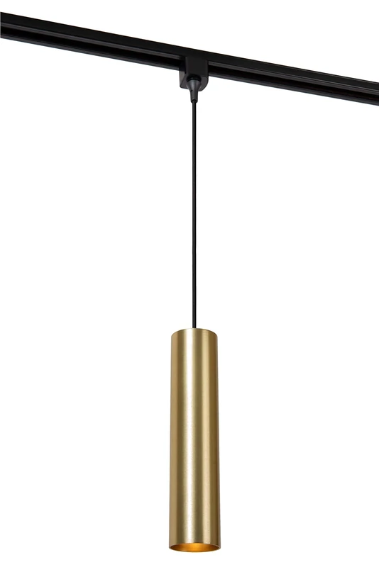 LUCIDE Track Floris Pendant - Matt Gold/Brass GU10 Extension