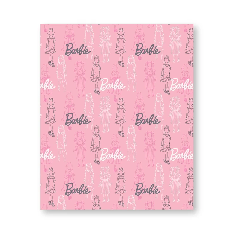 Character World Barbie Official Licensed Fleece Blanket | Figures Bedroom Design | Warm Super Soft Feel Throw | Perfect for Home, Bedroom, Sleepovers & Camping - Image 1