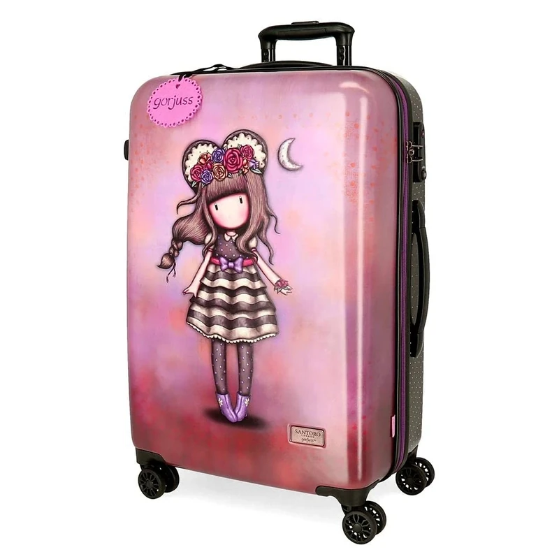 Gorjuss, Pink, One Size, Medium Suitcase