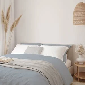 BELUM | Duvet Cover 100% Cotton Combed Sateen 300 Thread Count, Oeko-Tex Certified, Bed: 260 x 240 cm, Colour: Sky Blue