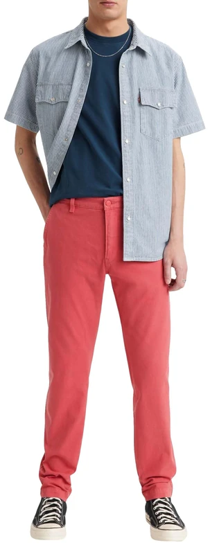 Levi's Men's XX Chino Standard II Pants, Garnet Rose Shady Garment Dye, 31W / 32L