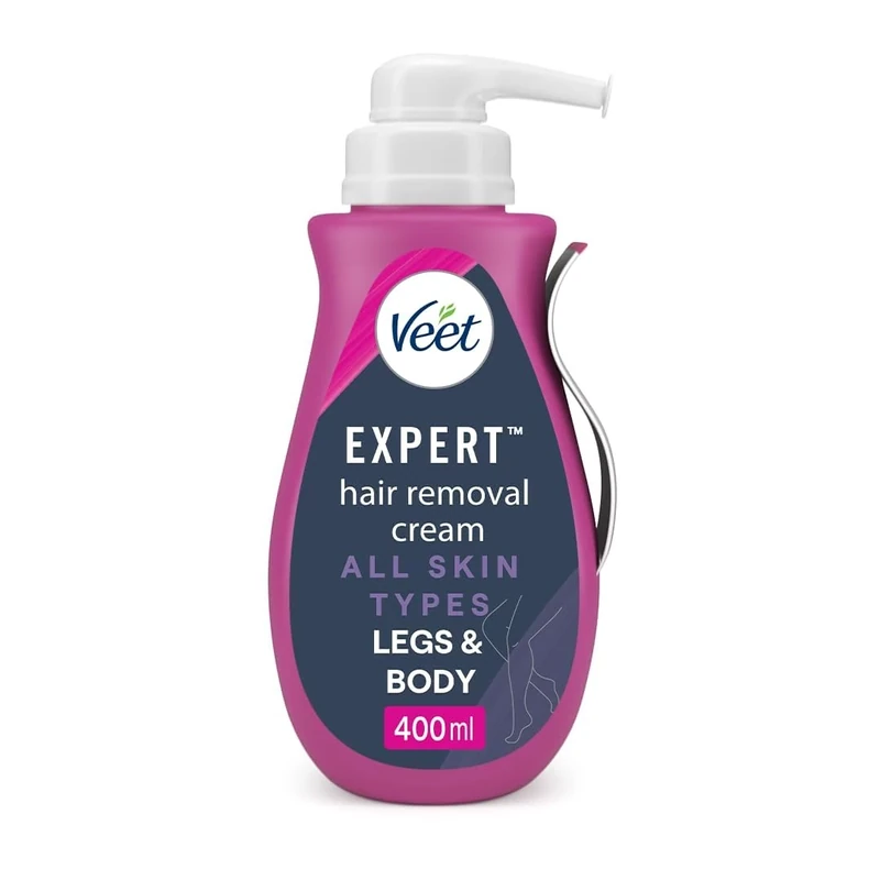 Veet Expert Hair Removal Cream 400ml - 2 Minute Fast Depilatory