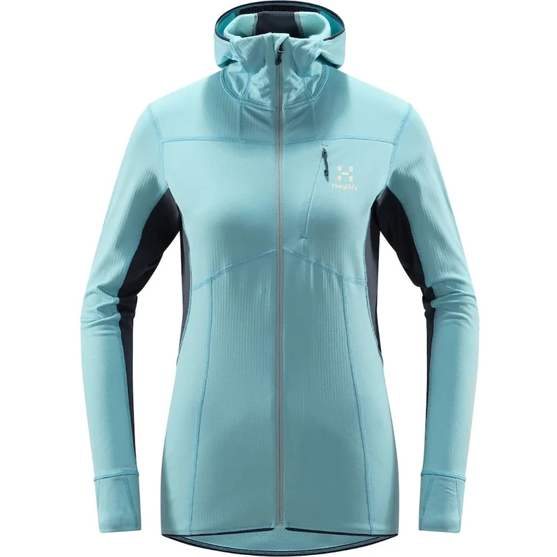 HAGLOFS 605255_4XG L.I.M MID COMP HOOD Jacket Women's FROST BLUE/TARN BLUE Size XS