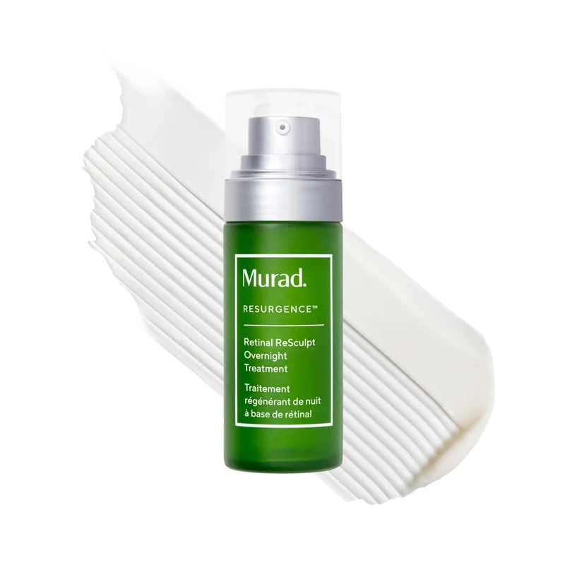Murad Retinal ReSculpt Overnight Treatment - Resurgence Anti-Ageing Serum for Lines and Wrinkles – Encapsulated Vitamin A Skin Care for Smoothing, Firming and Lifting Face and Neck, 30ml