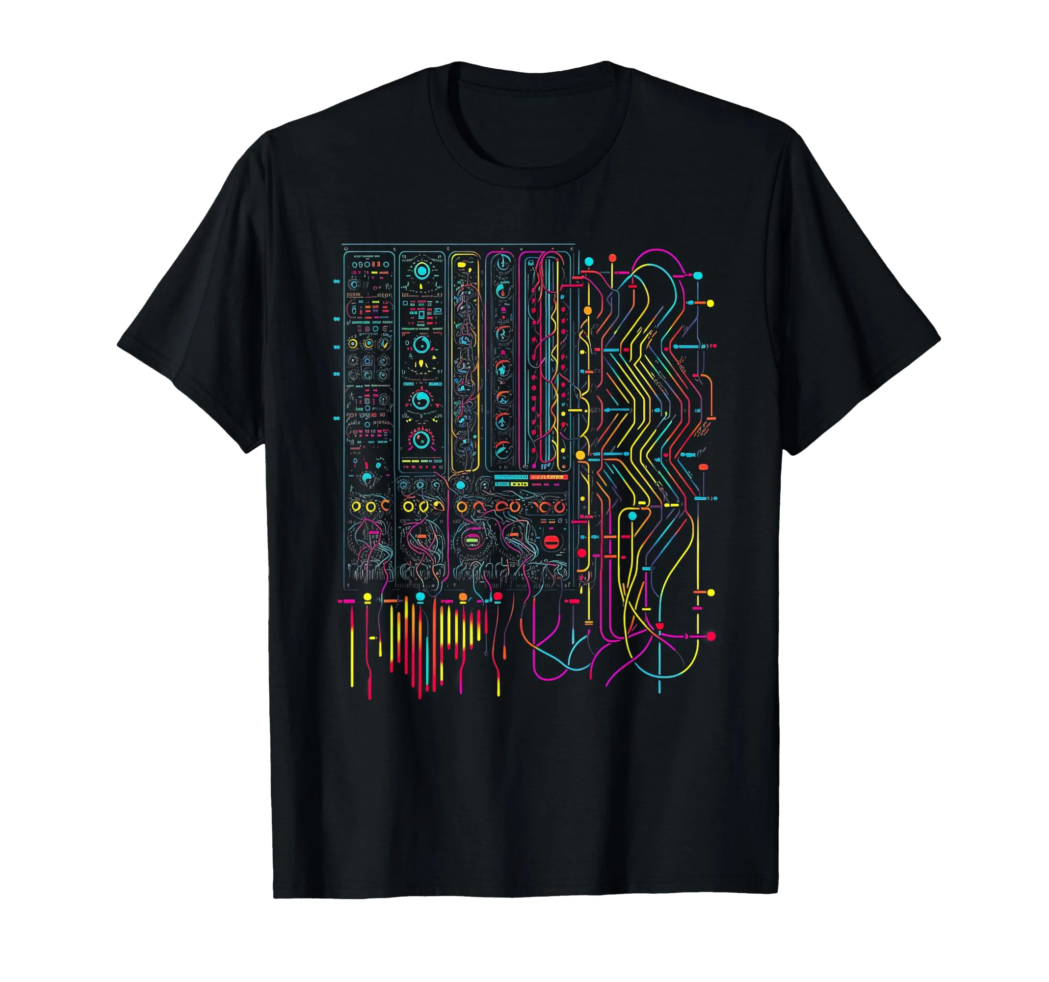 Analogue synthesiser electronic music modular life T-Shirt