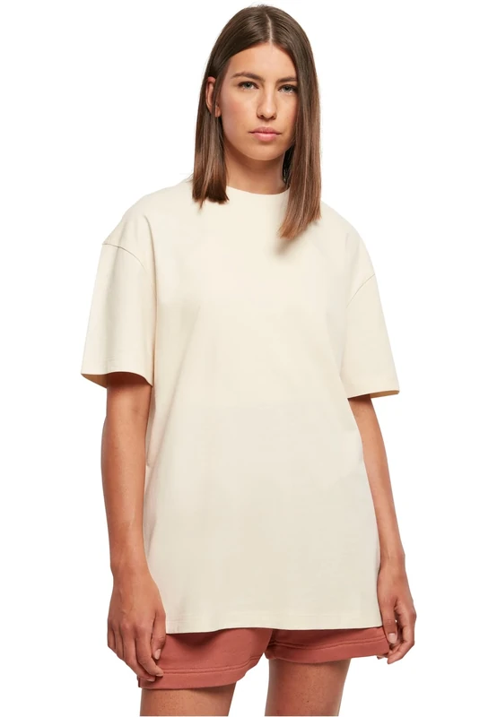 Urban Classics Women's Ladies Oversized Boyfriend Tee T-Shirt, Whitesand, XS