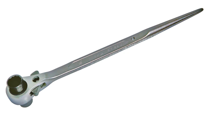 SP TOOLS - Reversible Ratchet Scaffold Wrench - 24 x 30 mm - Clamping Wrenches - Scaffold Keys - SP19328 - Image 1