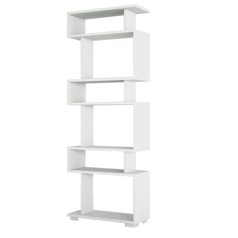 WELL HOME MOBILIARIO & DECORACIÓN Librería, 100% Tablero de aglomerado rechapado en melamina, colour white - Image 1