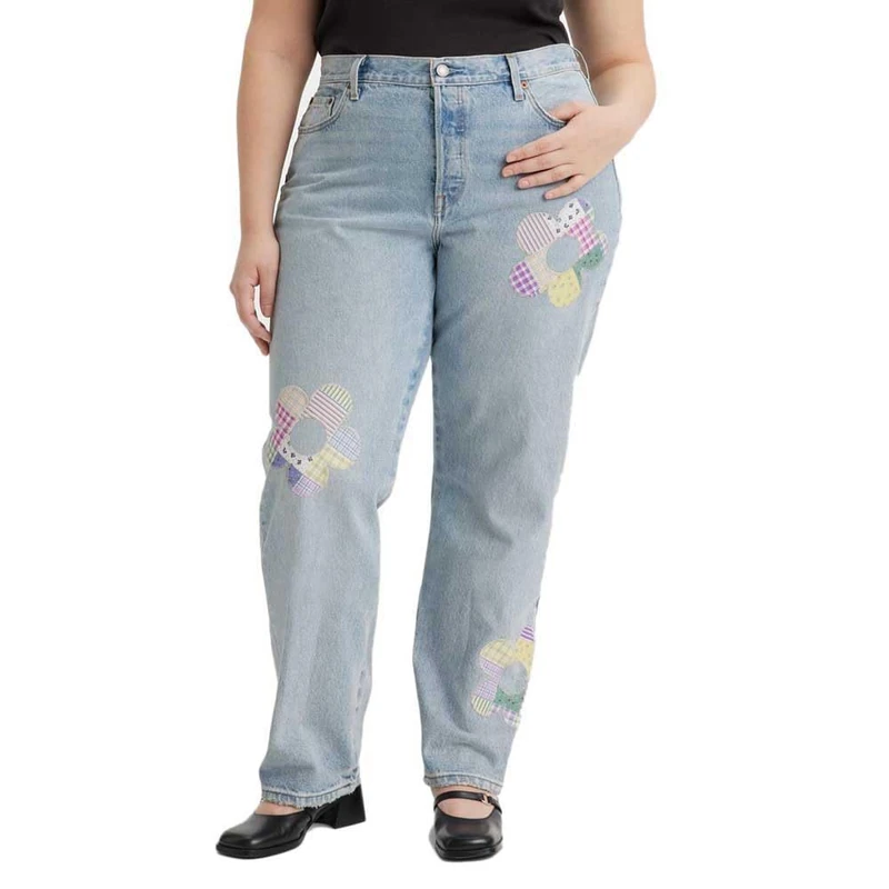 Levi's Women's Plus Size 501® Jeans For Women Jeans, Fresh As A Daisy Lb, 14M