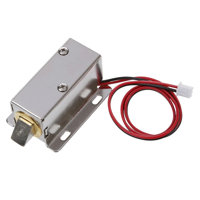 Huusuei Huusuei (R) 0837L DC 12V 8W Open Frame Type Magnet for Electric Door Lock - Image 1
