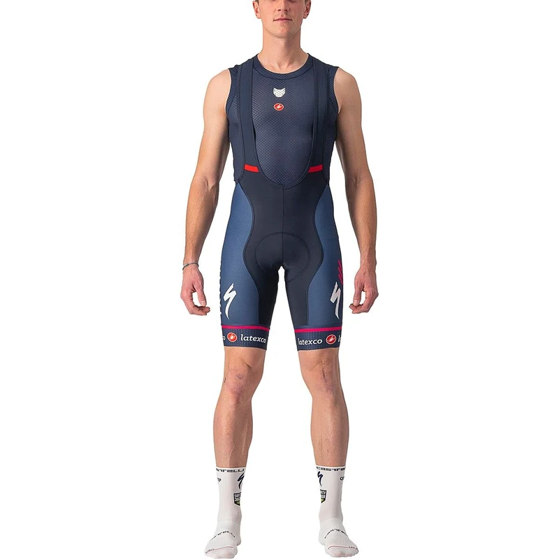 CASTELLI 4233181 COMPETIZIONE Bibs. Men's Short Cycling Dungarees Belgian Blue XXL