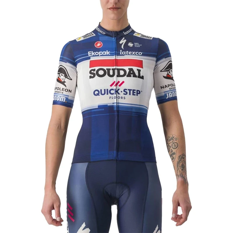 CASTELLI 4233186 COMPETIZIONE 2 W JRS Women's Sweatshirt DARK BLUE/WHITE XL