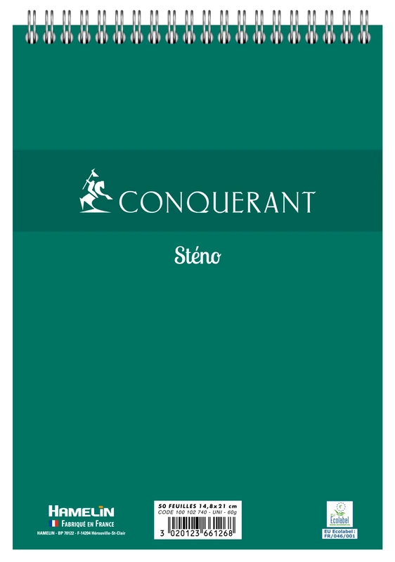 Hamelin 001 Pack of 80 A5 Plain 100 Pages Full Bound Green Card Cover
