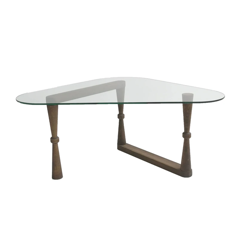 WELL HOME MOBILIARIO & DECORACIÓN Side Table, 100% Pine Solid Wood, Walnut