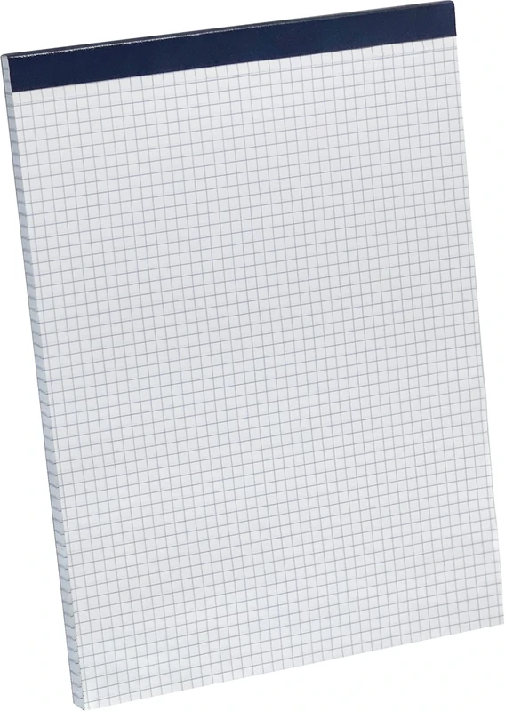 Hamelin 001 Pack of 20 A4 Basic Notepads Small Squares 5 mm 200 Pages Stapled Head