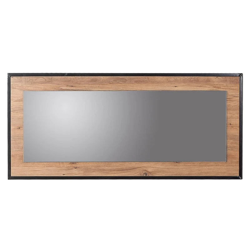 WELL HOME MOBILIARIO & DECORACIÓN Mirror, 100% Melamine Replated Chipboard Board, Atlantic Pine Black