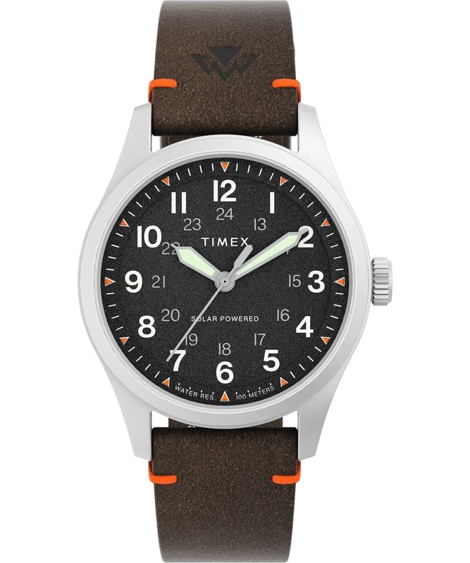 Timex Men's Expedition North 36mm Watch - Brown Eco Strap Solar