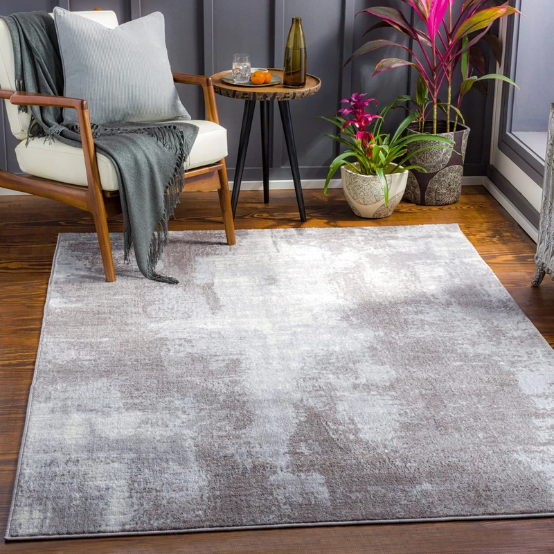 Livabliss Helsinki Abstract Rug - Area Rugs Living Room 200x274 cm, Dining Room, Lounge, Kitchen, Bedroom - Modern Marble Large Rug, Soft Luxurious Easy Care Medium Pile, Taupe, Grey and Cream