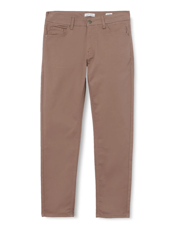 DeFacto Men's R0298AZ Trousers, Teak, 31 W/30 L