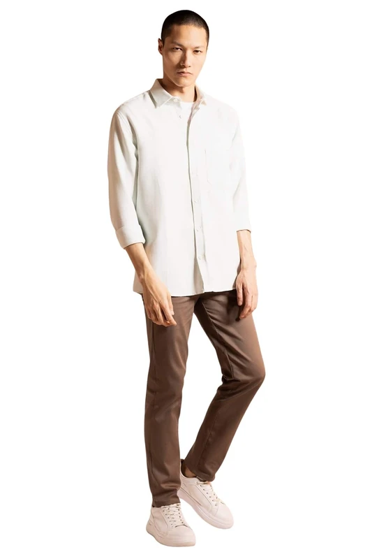 DeFacto Men's Trousers, Teak, 40 W/34 L