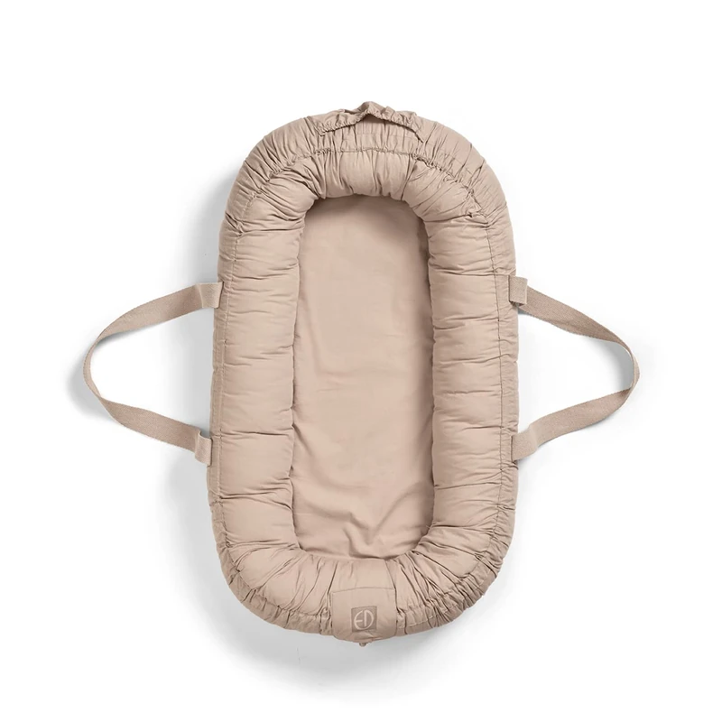 Elodie Details Baby Nest Pod Portable Baby Lounger for Safe Napping or Travelling, Washable 100% Cotton Baby Essentials for Newborn – Blushing Pink