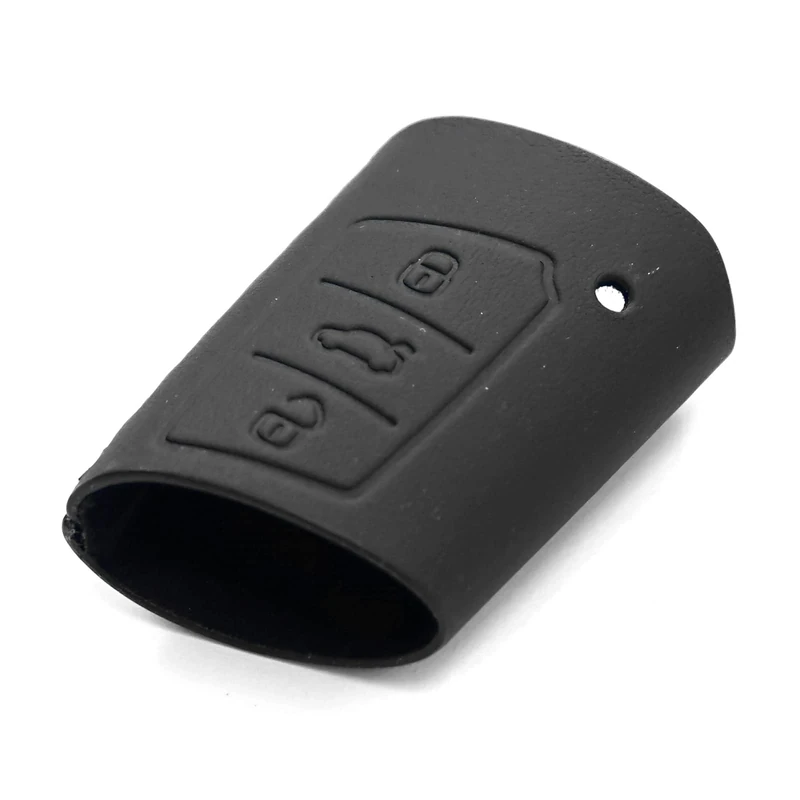 Skoda 3V0087012B Key Cover Case Ignition Key, Black, Only for Vehicles with Kessy