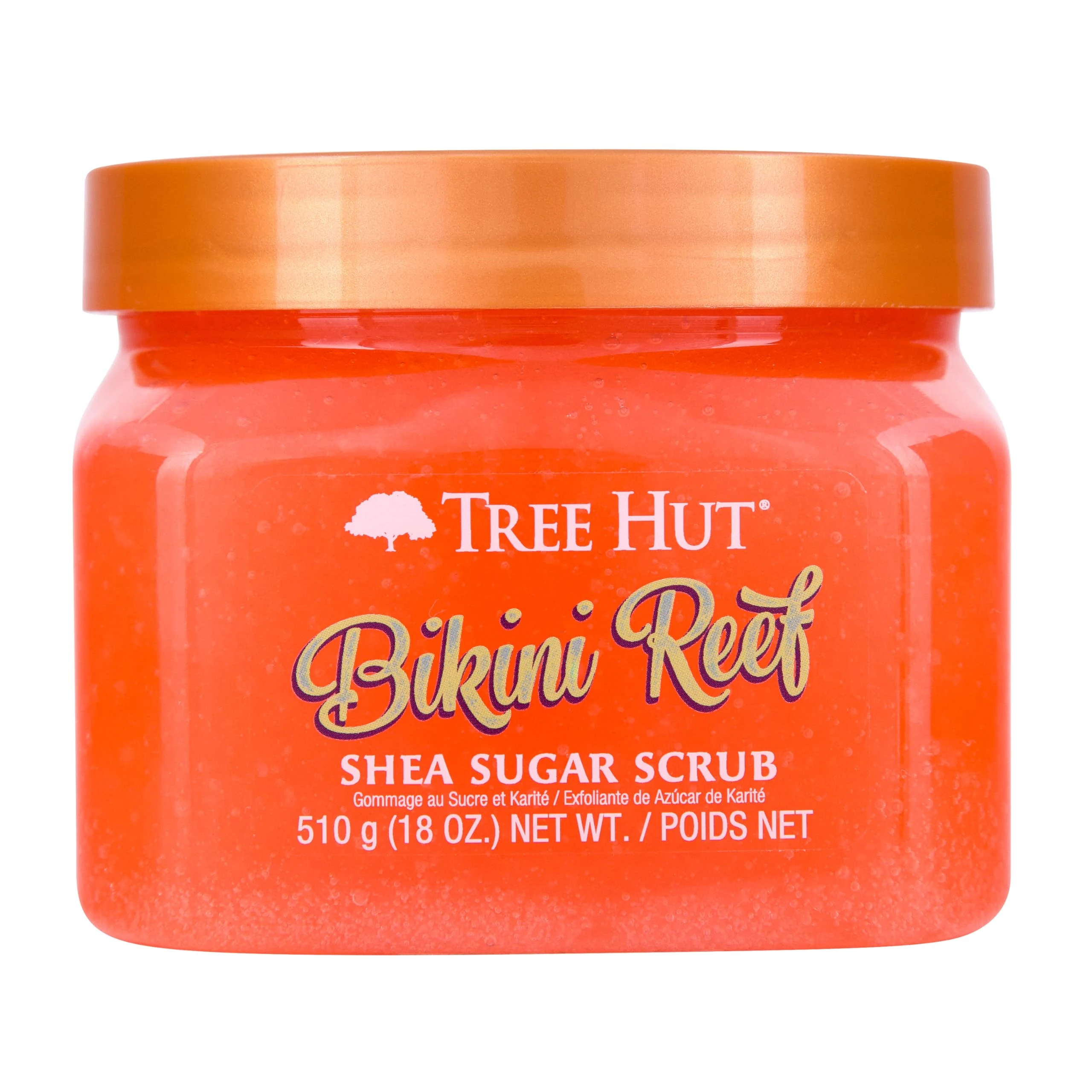 Tree Hut Bikini Reef Shea Sugar Body Scrub, 532 ml, Exfoliating Scrub with Natural Shea Butter