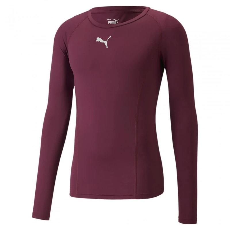 LIGA Baselayer Tee LS Grape Wine