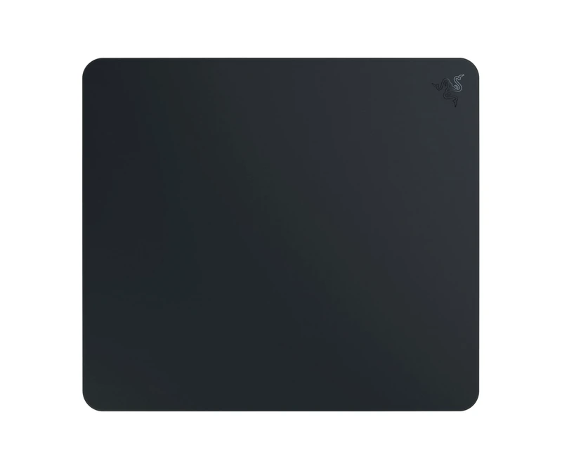 Razer Atlas Tempered Glass Gaming Mouse Mat: Ultra-Smooth Micro-Etched Surface - Dirt and Scratch-Resistant - Anti-Slip Base - Quiet Mouse Movements - Black