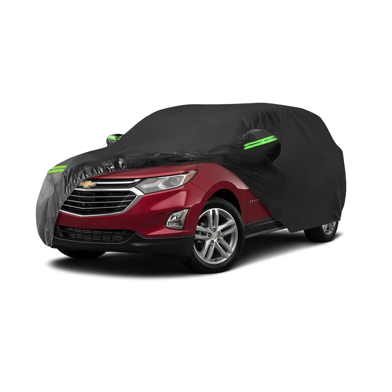 Proadsy Car Cover Compatible with Chevrolet Equinox 2018-2023 6 Layers 210T Windproof All Weather Waterproof Sun Rain UV Dust Snow Protection Outdoor Covers