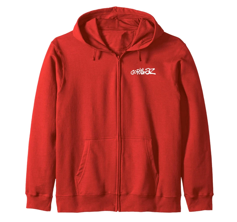 Gorillaz Pazuzu Spiral Double Sided Zip Hoodie - Image 1