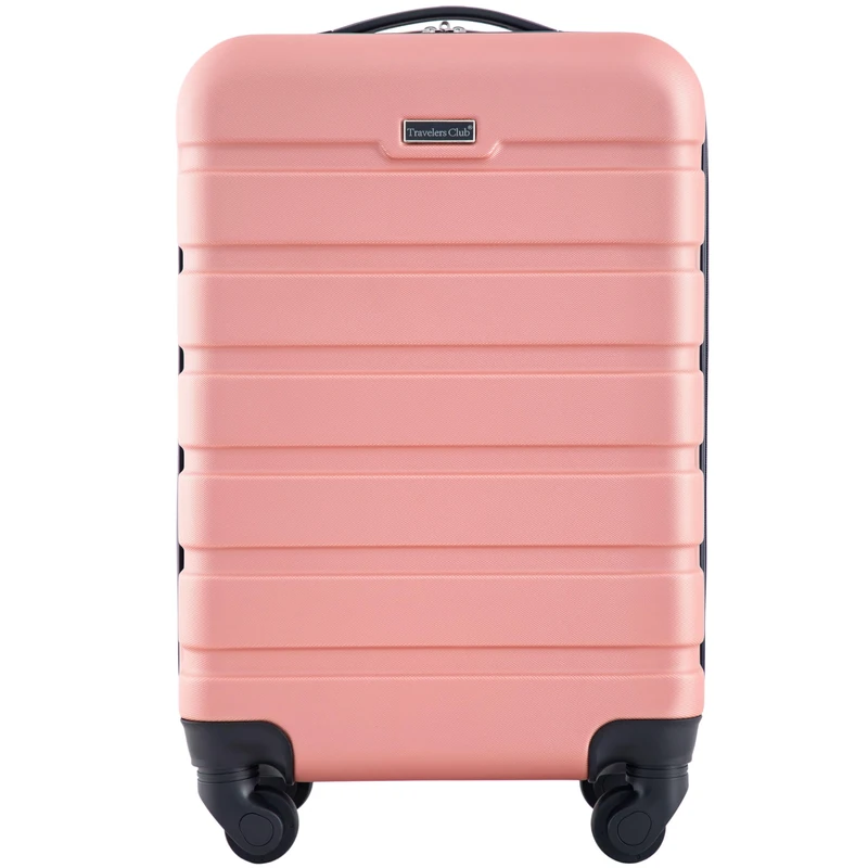 Travelers Club Harper Luggage, Rose Gold, 20-Inch Carry-On, Harper Luggage