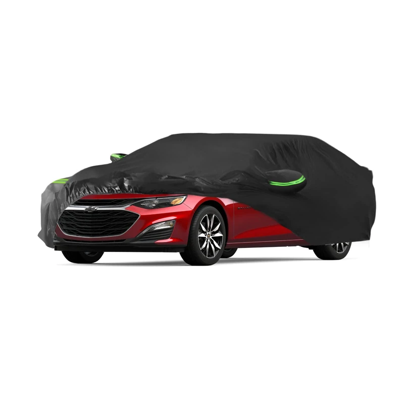 Proadsy 2025 Upgrade Car Cover for Chevrolet Malibu 2016-2024 2025, Waterproof All Weather, Windproof Snowproof Rain Hail Sun UV Dust Snow Protection Full Outdoor Indoor Exterior Car Covers