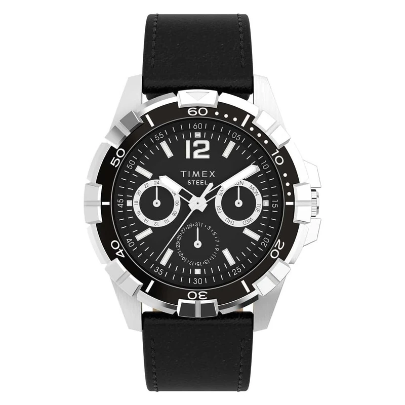 Timex Classic Premium Men's 44.5mm Leather Strap Watch TW2V79100