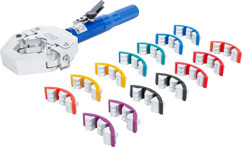 BGS 72093 | Crimping Pliers Set | hydraulic | for Press Connections on Hose Lines