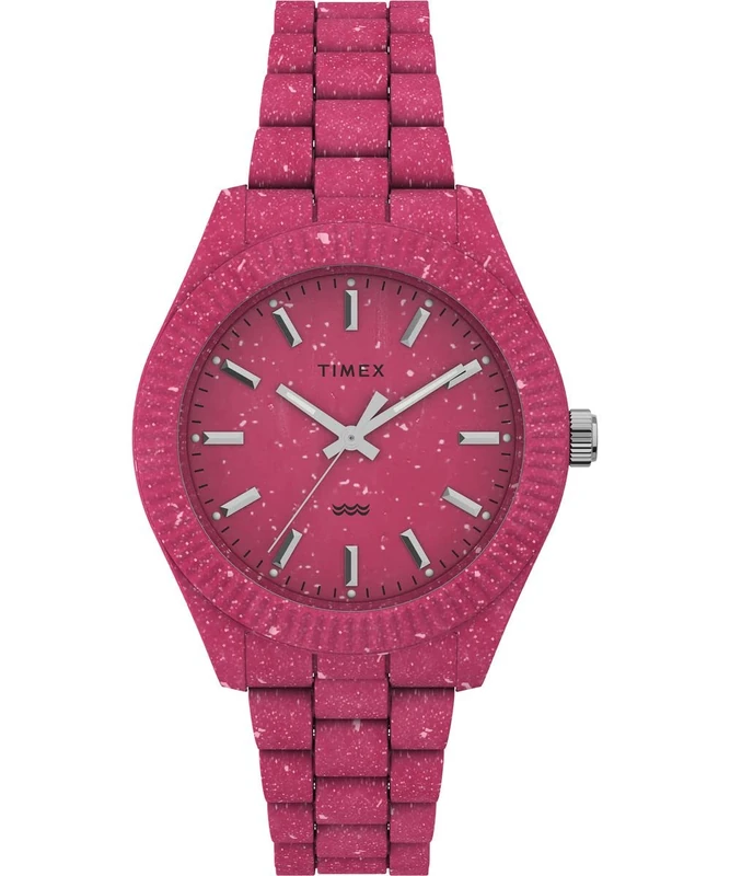 Timex Women Analog Quartz Watch with #Tide Ocean Material Strap TW2V77200
