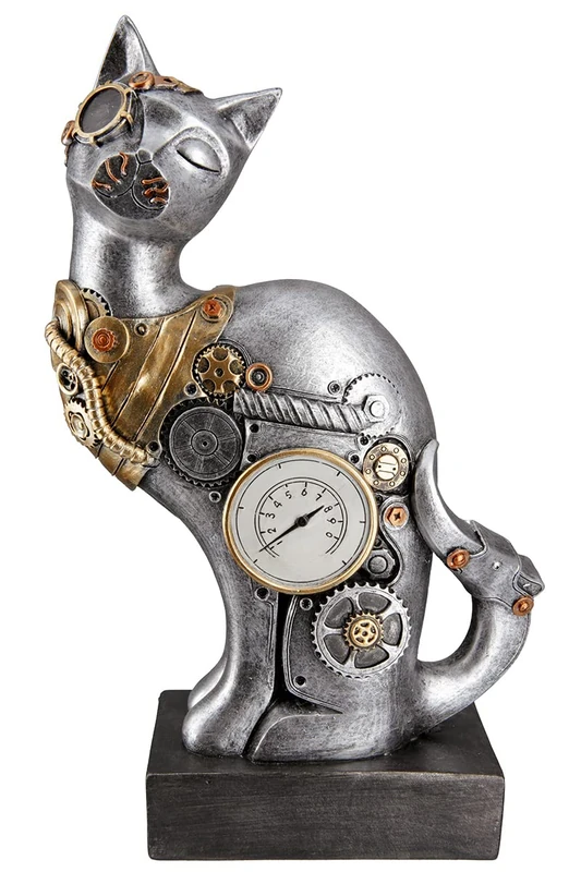 Casablanca modernes Design Decorative Items, Resin, Silver Colours, Höhe 30 cm