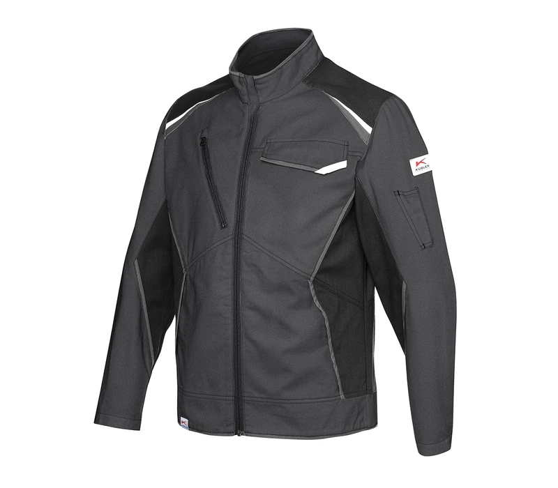 Paul H. Kübler Bekleidungswerk Men's Jacket, Anthracite/Black, XL