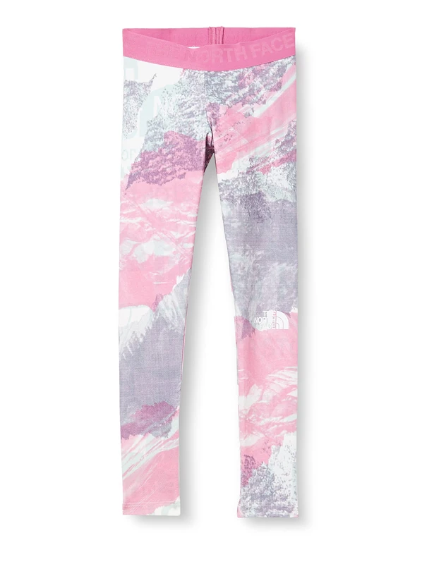 THE NORTH FACE Girl's Everyday Tights, Super Pink Print, 140 (EU)