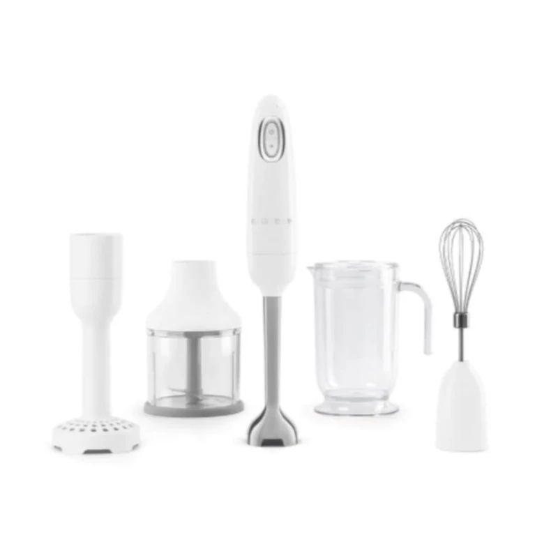 Hand Blender with a Power of 700 W from Smeg HBF02WHEU - White