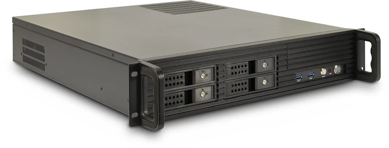 Inter-Tech 48.3 cm IPC 2U-2504 2HE storage o.PSU