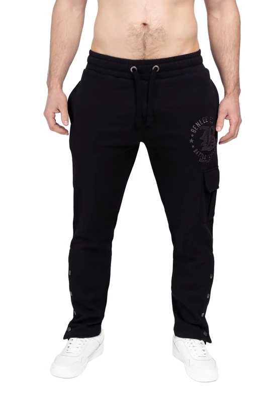 BENLEE Rocky Marciano Men's Ventura Joggers, Black/Grey, 3XL