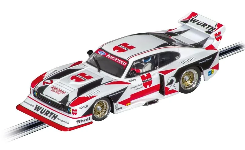 Carrera Evolution 20027718 Ford Capri Zakspeed Turbo Würth-Zakspeed-Team, No.2 Slot Car - Image 1