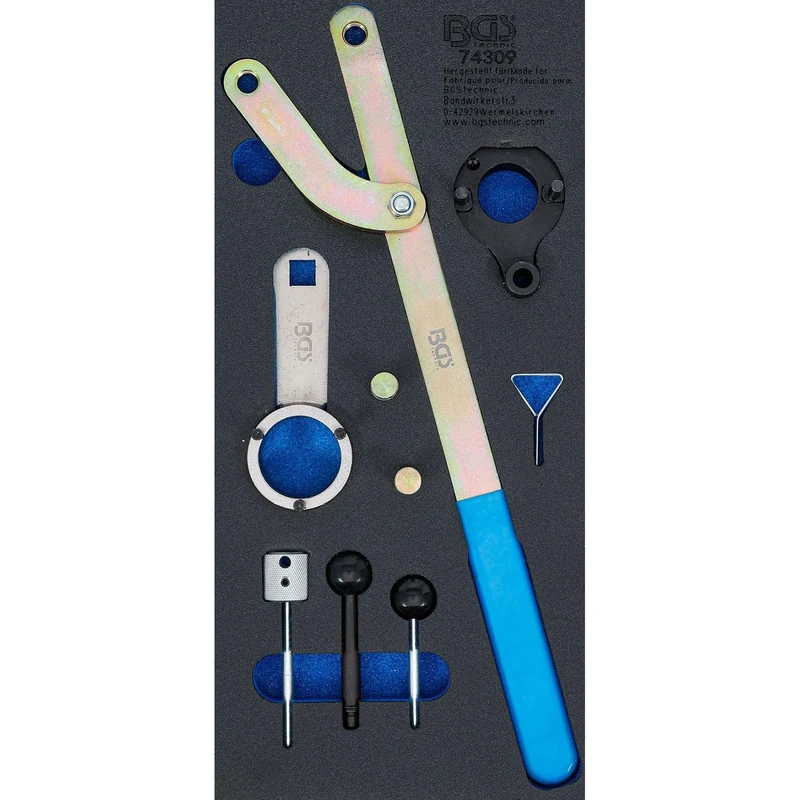 BGS 74309 | Tool Tray 1/3: Engine Timing Tool Set | for VAG 2.0 TDI Common Rail